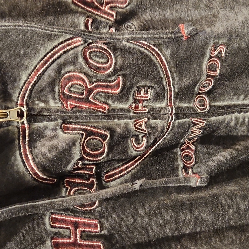 Hard Rock Cafe Foxwoods Men's Black Hoodie Sz XXL - Picture 2 of 10